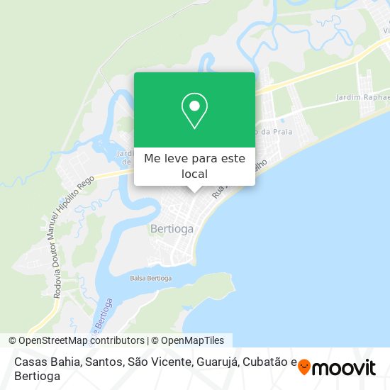 Casas Bahia mapa