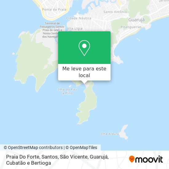 Praia Do Forte mapa