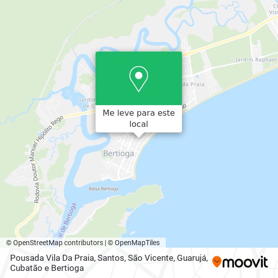 Pousada Vila Da Praia mapa