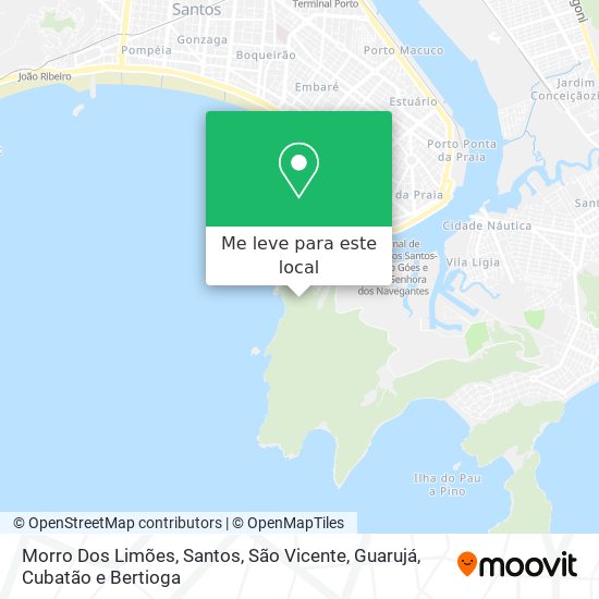 Morro Dos Limões mapa