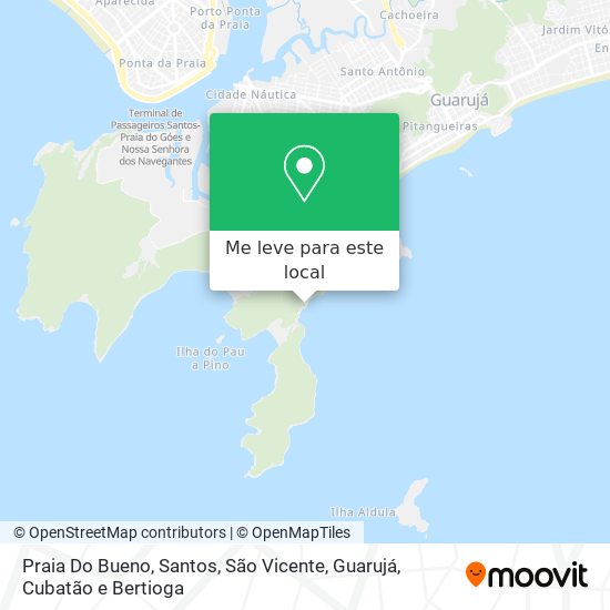 Praia Do Bueno mapa