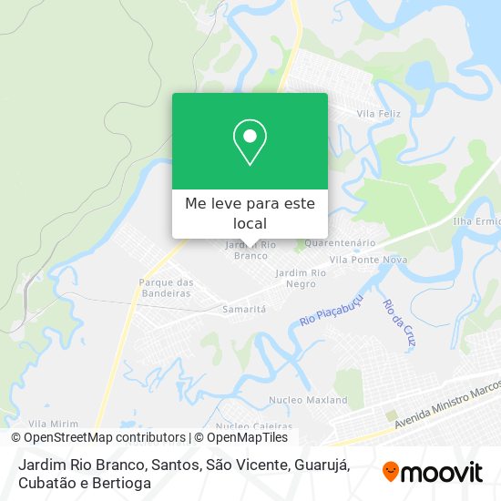 Jardim Rio Branco mapa