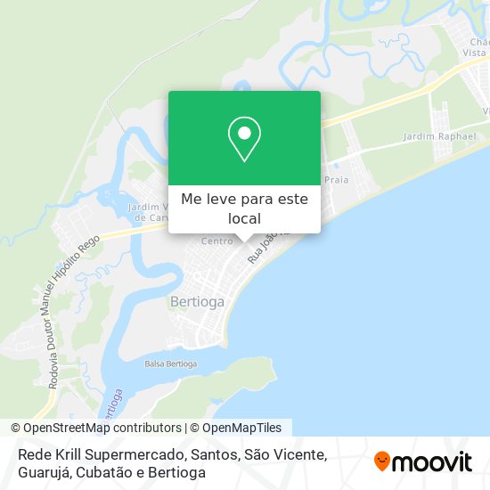 Rede Krill Supermercado mapa