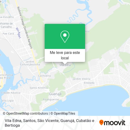 Vila Edna mapa