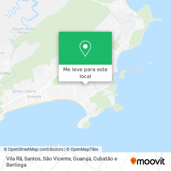 Vila Rã mapa