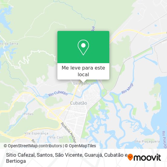 Sitio Cafezal mapa