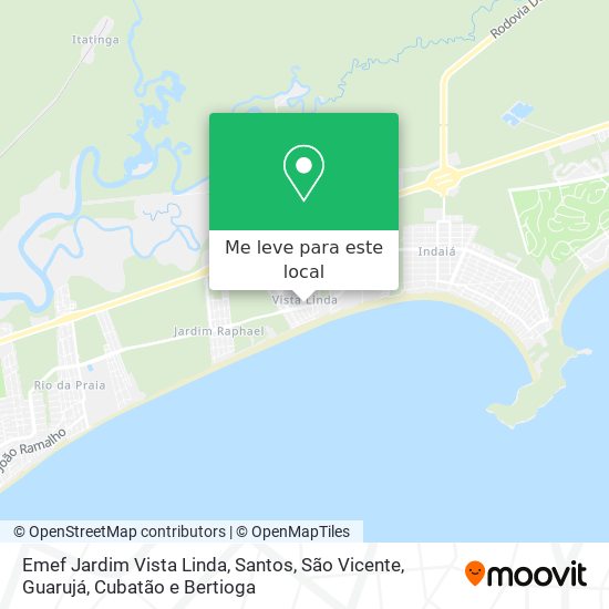Emef Jardim Vista Linda mapa