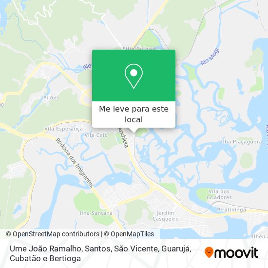 Ume João Ramalho mapa