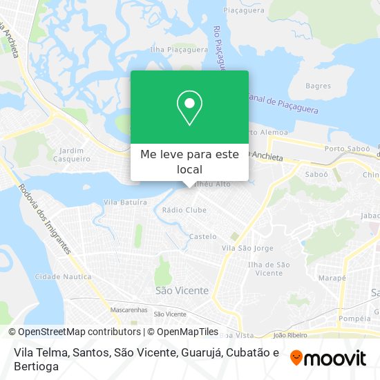 Vila Telma mapa