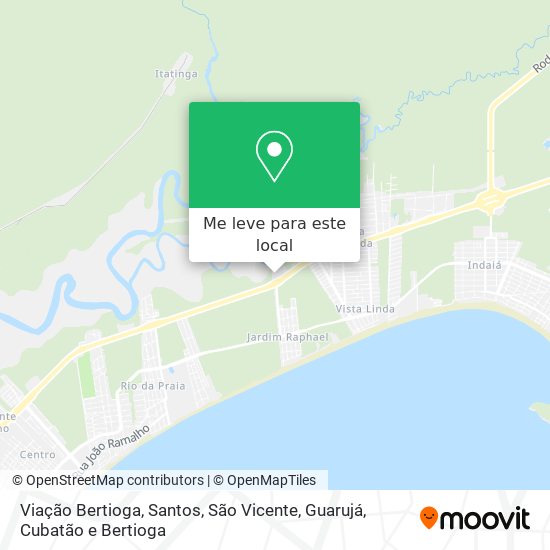 Viação Bertioga mapa