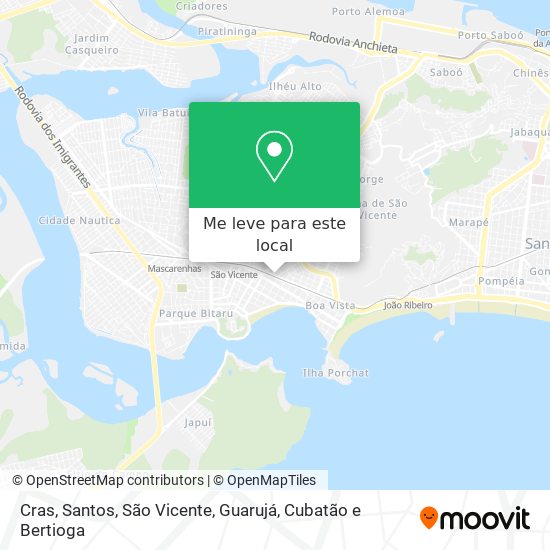 Cras mapa