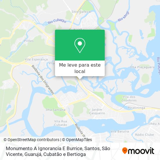 Monumento A Ignorancia E Burrice mapa