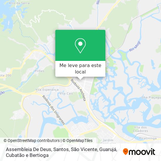 Assembleia De Deus mapa