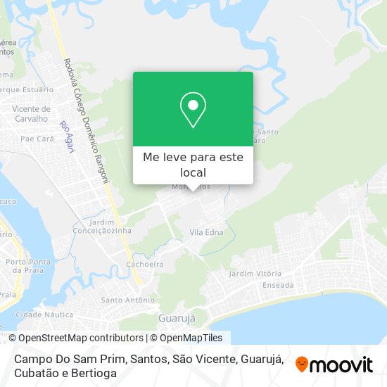 Campo Do Sam Prim mapa