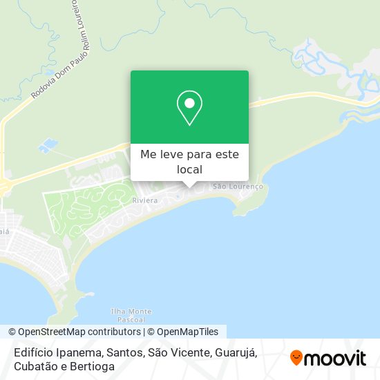 Edifício Ipanema mapa