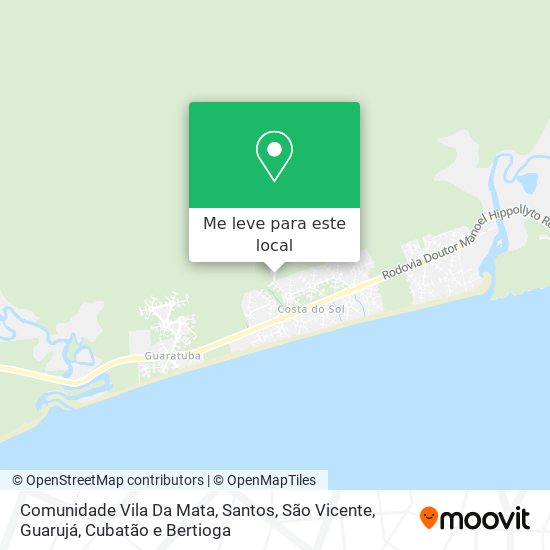Comunidade Vila Da Mata mapa