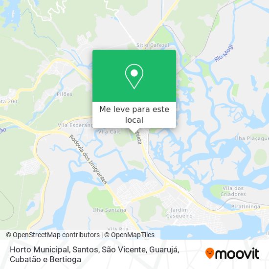 Horto Municipal mapa