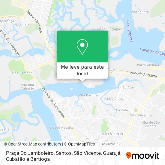 Praça Do Jamboleiro mapa