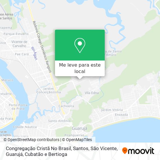 Congregação Cristã No Brasil mapa