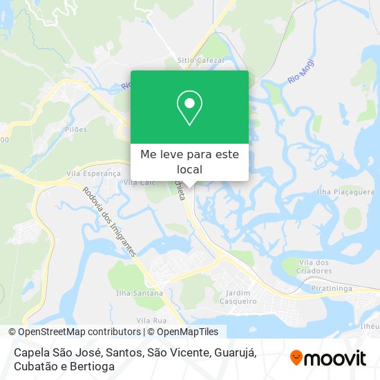 Capela São José mapa