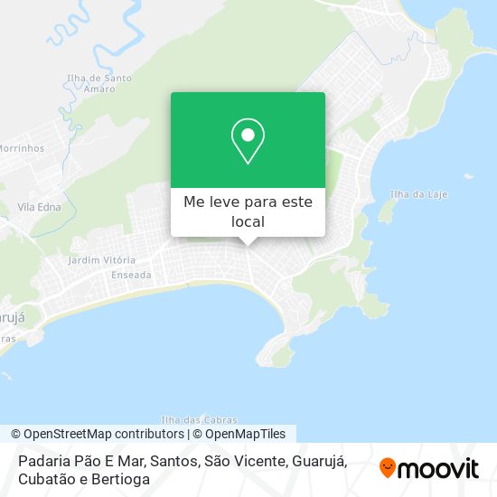 Padaria Pão E Mar mapa