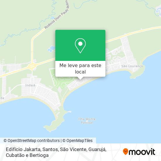 Edifício Jakarta mapa
