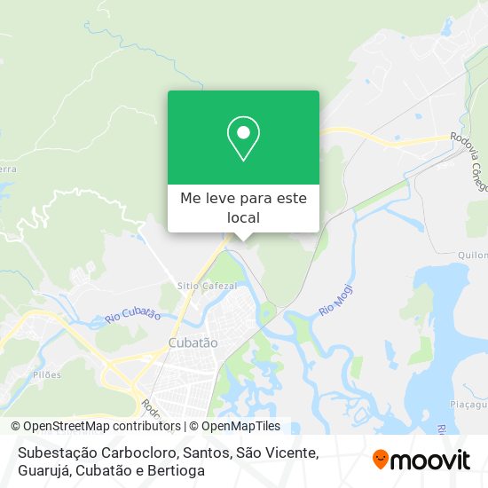 Subestação Carbocloro mapa