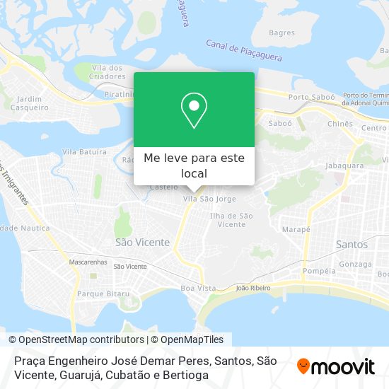Praça Engenheiro José Demar Peres mapa