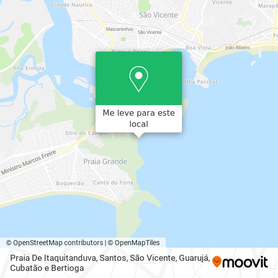 Praia De Itaquitanduva mapa