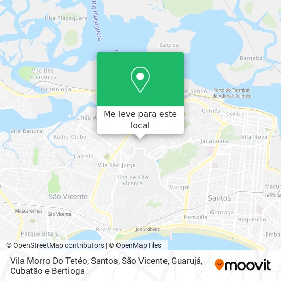 Vila Morro Do Tetéo mapa