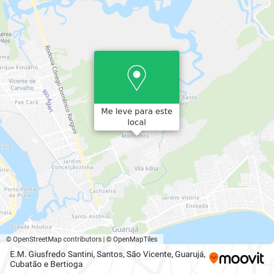 E.M. Giusfredo Santini mapa