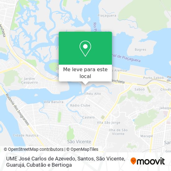 UME José Carlos de Azevedo mapa