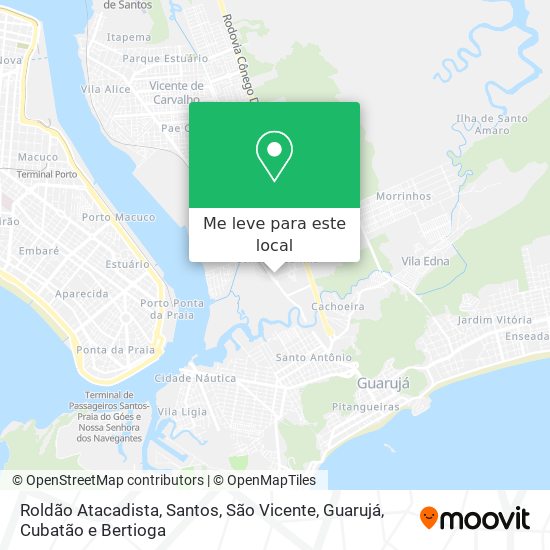 Roldão Atacadista mapa