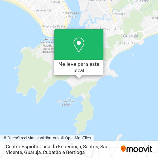 Centro Espírita Casa da Esperança mapa