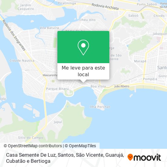 Casa Semente De Luz mapa