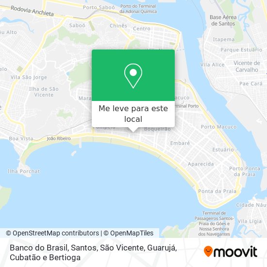 Banco do Brasil mapa