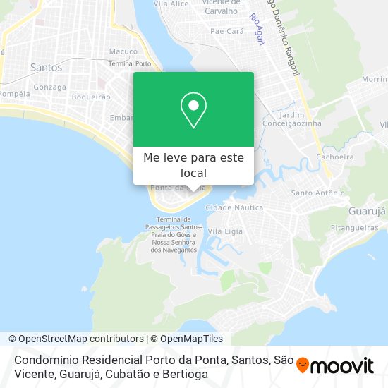 Condomínio Residencial Porto da Ponta mapa