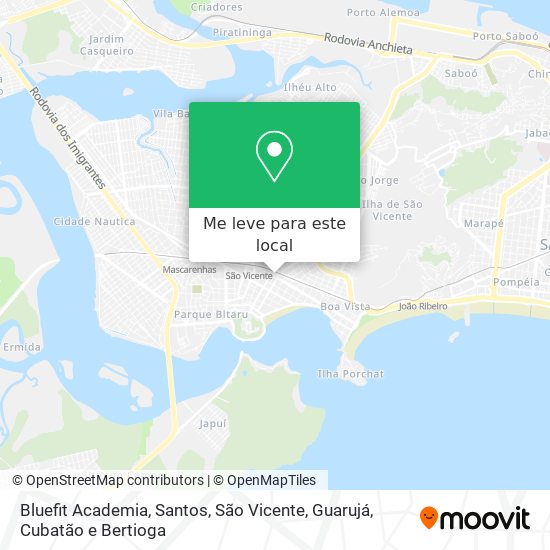 Bluefit Academia mapa