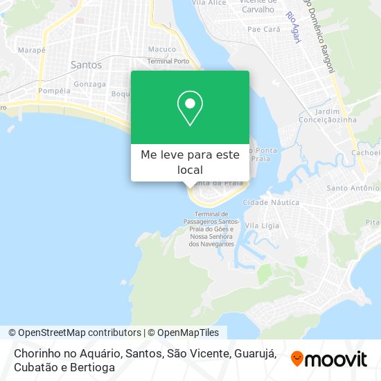 Chorinho no Aquário mapa