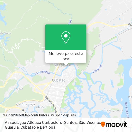 Associação Atlética Carbocloro mapa