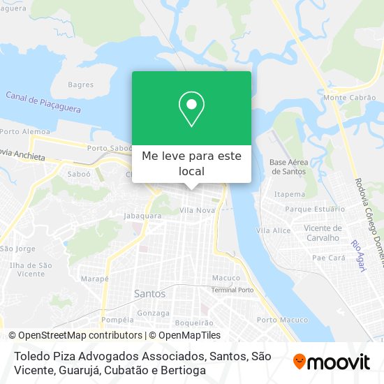 Toledo Piza Advogados Associados mapa
