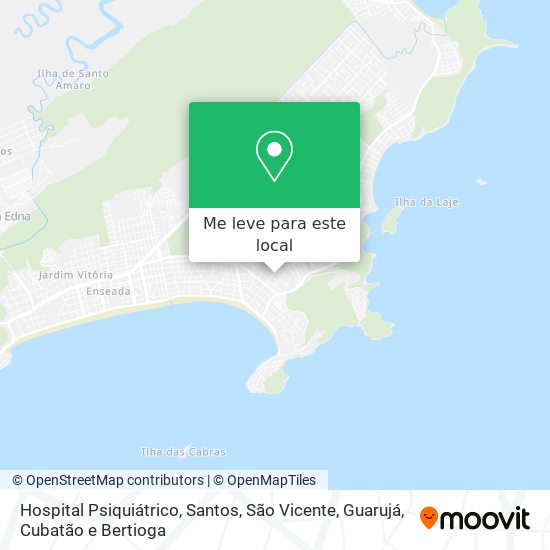 Hospital Psiquiátrico mapa