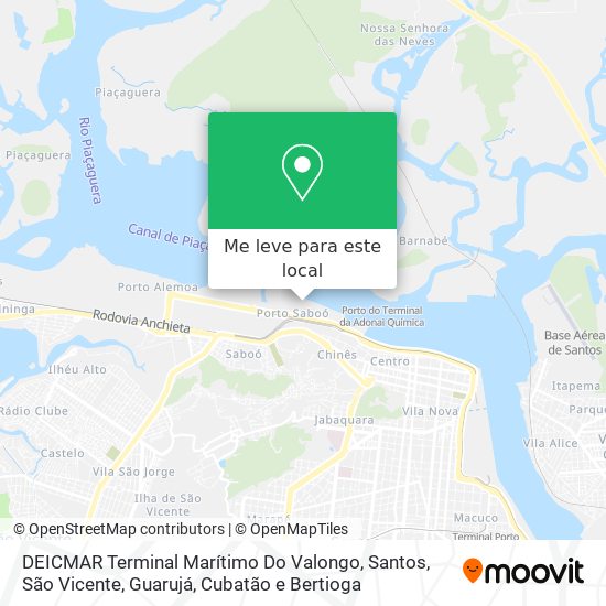 DEICMAR Terminal Marítimo Do Valongo mapa