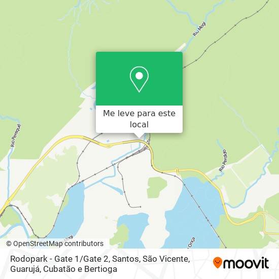Rodopark - Gate 1/Gate 2 mapa