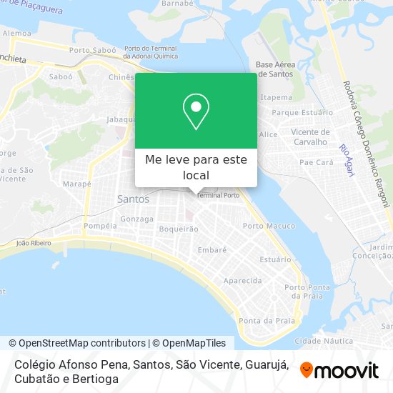 Colégio Afonso Pena mapa
