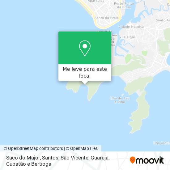 Saco do Major mapa