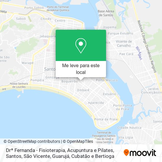 Drª Fernanda - Fisioterapia, Acupuntura e Pilates mapa