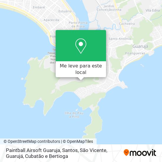 Paintball Airsoft Guaruja mapa