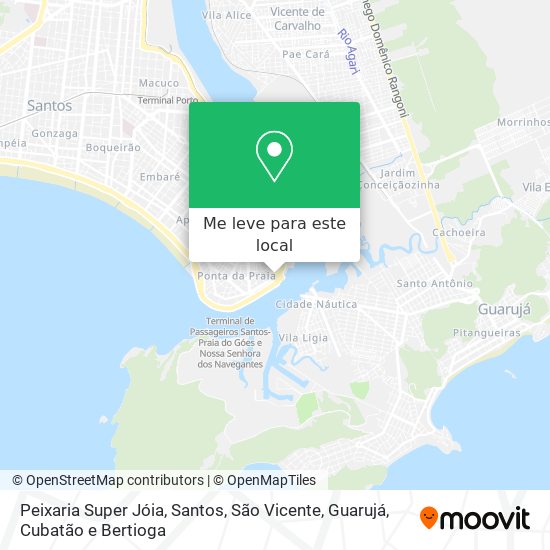 Peixaria Super Jóia mapa