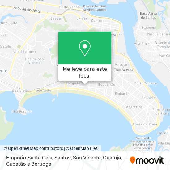 Empório Santa Ceia mapa